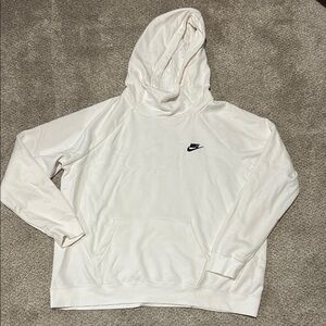 Nike White Classic Pullover Sweater